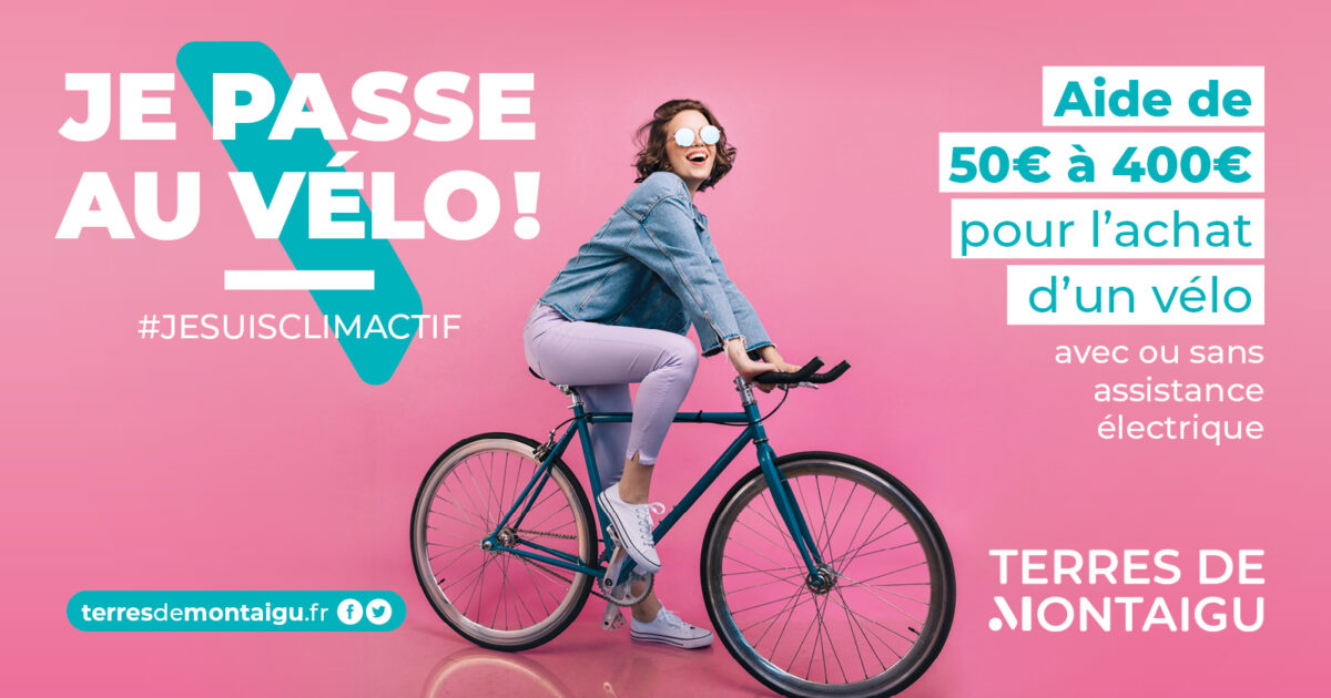 Illustration : aides à l'achat de vélo - Terres de Montaigu